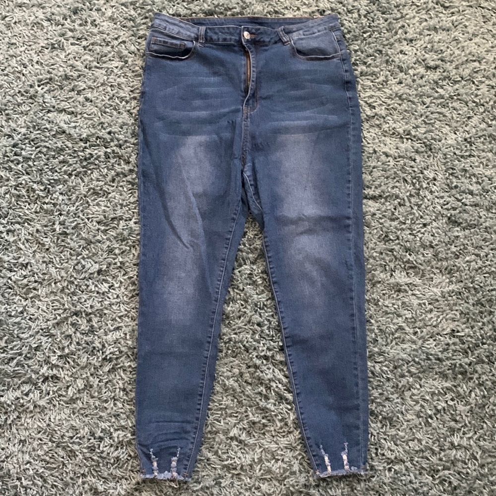 Shein Curve high rise jeans, very good stretch plus size 2XL